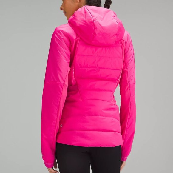 Lululemon Womens Sonic Pink Down For It All Jacket Running 700 Fill Size 4 NEW - Picture 2 of 8